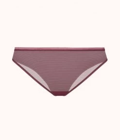 Wearlively The Mesh Back Bikini: Plum