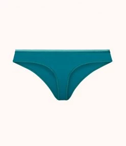 Wearlively The No Show Thong: Rich Teal