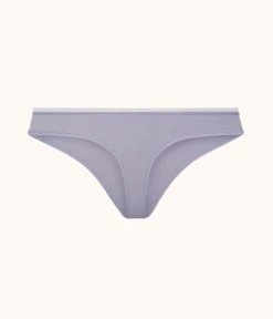 Wearlively The No Show Thong: Smoke