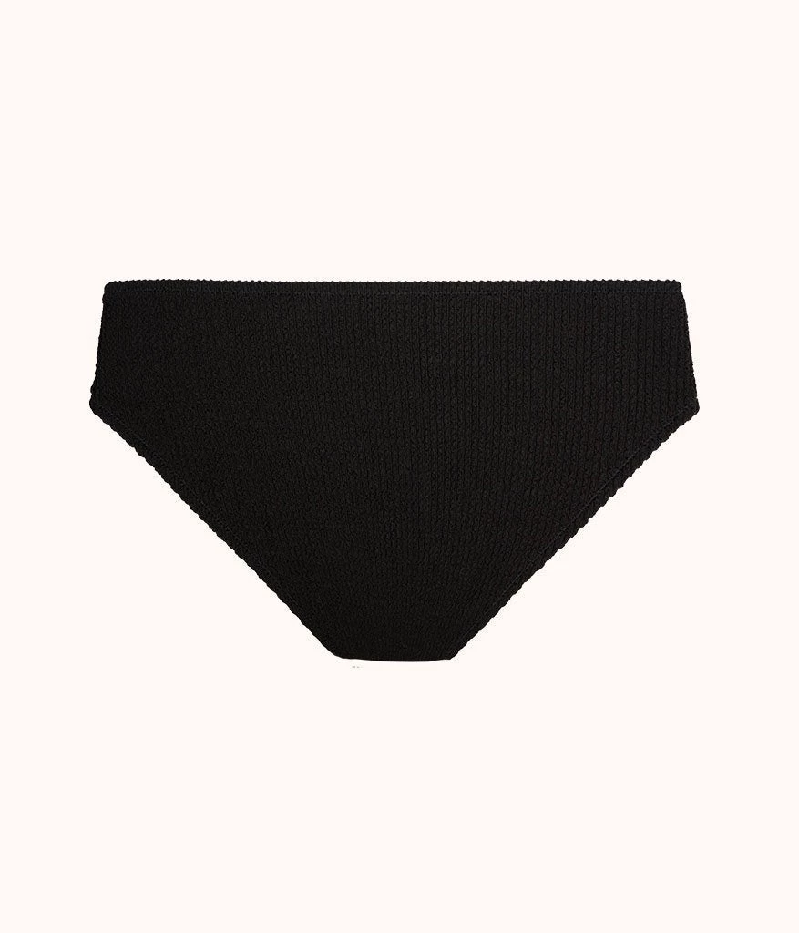 Wearlively Categories The Ruched High Waist Bikini: Jet Black