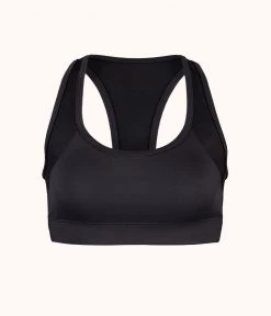 Wearlively The Active Racerback Bra: Jet Black