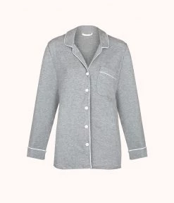 Wearlively The All-Day Lounge Shirt: Heather Gray Categories