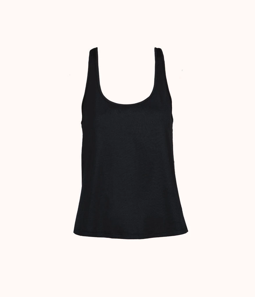 Wearlively The All-Day Scoop Tank: Jet Black Categories 6 Wearlively The All-Day Scoop Tank: Jet Black Categories