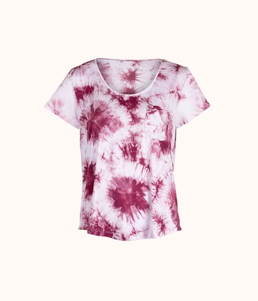 Wearlively Categories The All-Day Tie Dye Tee: Pink Tie Dye