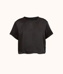 Wearlively The Boxer Lounge Tee: Jet Black Categories