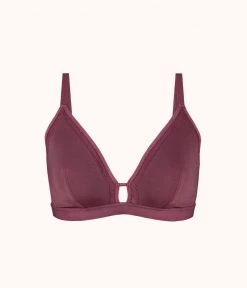 Wearlively The Busty Bralette: Plum Bras