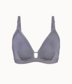 Wearlively The Busty Maternity Bralette: Smoke