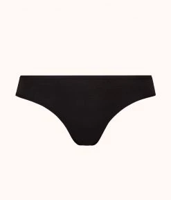 Wearlively Categories The Cotton Thong Bundle - Print: Mini Polka/Coral Stripe/Jet Black