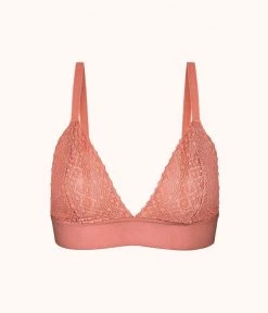 Wearlively The Crochet Lace Bralette: Matte Rose Bras 10 Wearlively The Crochet Lace Bralette: Matte Rose Bras