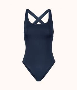 Wearlively Categories The Crossback One Piece: Navy 8 Wearlively Categories The Crossback One Piece: Navy
