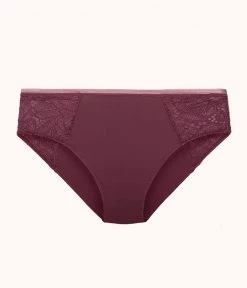 Wearlively The Lace High Waist Bikini: Plum Categories