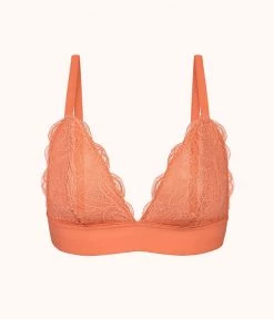 Wearlively The Long-Lined Lace Bralette: Terracotta Bras 10 Wearlively The Long-Lined Lace Bralette: Terracotta Bras
