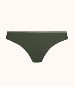 Wearlively Categories The No Show Thong: Rich Olive
