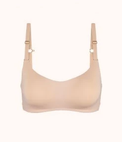 Wearlively Bras The No-Wire Balconette Bra: Toasted Almond