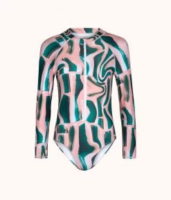 Wearlively The One Piece Rashguard: Paint Brush