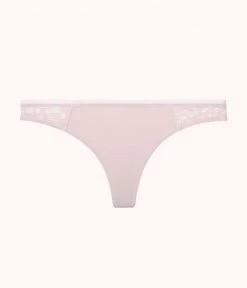 Wearlively Categories The Palm Lace Thong: Orchid