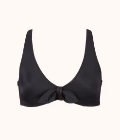 Wearlively The Plunge Bralette: Jet Black