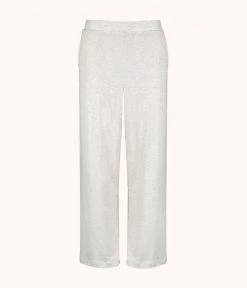 Wearlively The Ribbed Lounge Pant: Heathered Oat Categories