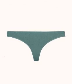Wearlively Categories The Seamless Thong: Harbor Green