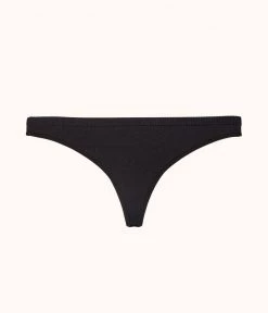 Wearlively Categories The Seamless Thong: Jet Black