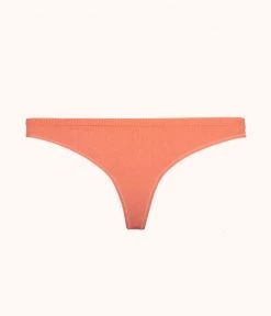 Wearlively The Seamless Thong: Terracotta