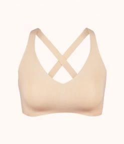 Wearlively Bras The Sleek Crossback Bralette: Toasted Almond 10 Wearlively Bras The Sleek Crossback Bralette: Toasted Almond