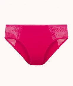 Wearlively The Smooth Lace High Waist Bikini: Magenta Categories