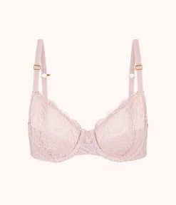 Wearlively The Unlined Lace Bra: Orchid Bras