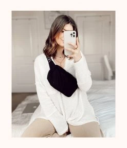 Wearlively The Crew Fanny Pack: Jet Black Categories