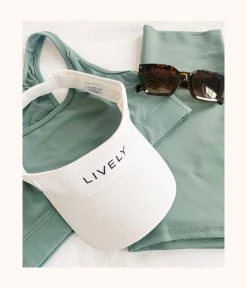 Wearlively The LIVELY Crew Visor: White Categories