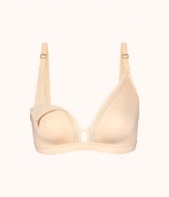 Wearlively The Busty Maternity Bralette: Toasted Almond