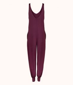 Wearlively All-Day Jumpsuit: Plum