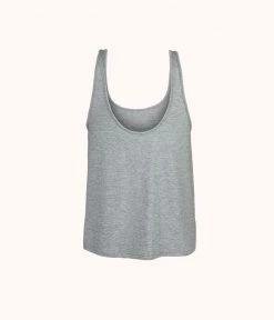 Wearlively Categories The All-Day Scoop Tank: Heather Grey