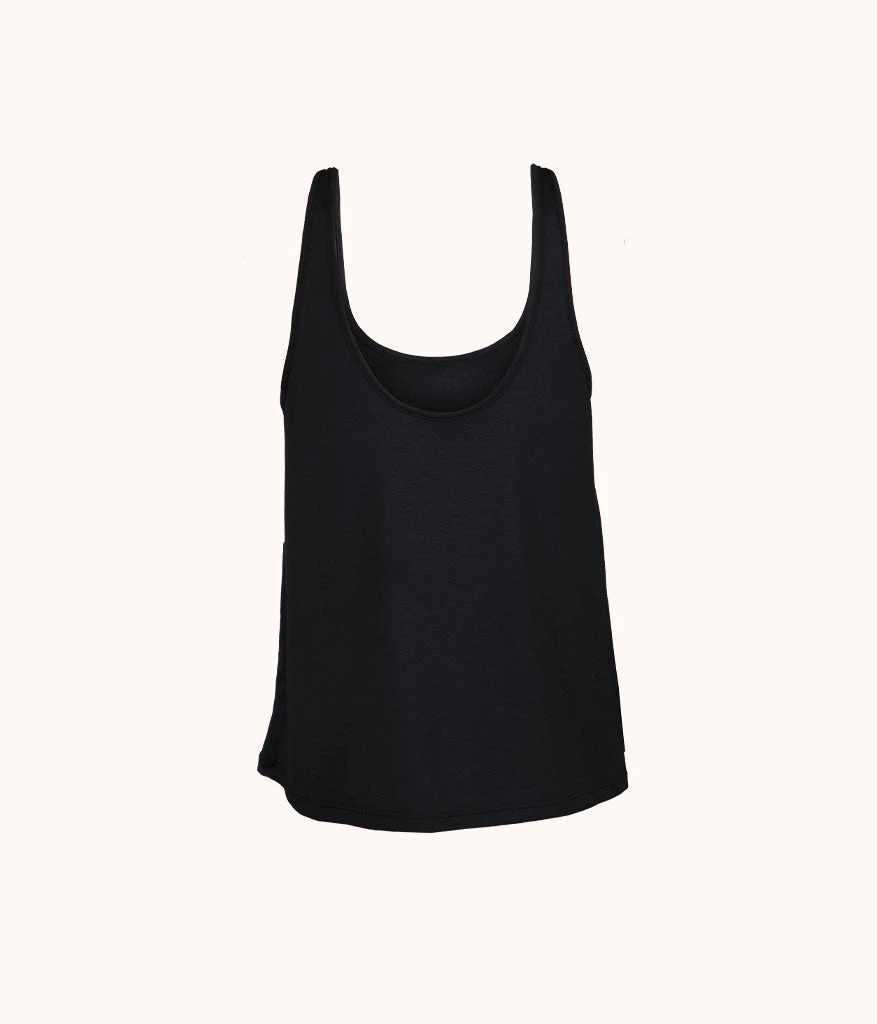 Wearlively The All-Day Scoop Tank: Jet Black Categories 7 Wearlively The All-Day Scoop Tank: Jet Black Categories