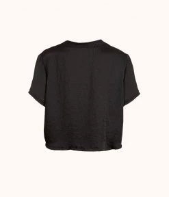 Wearlively The Boxer Lounge Tee: Jet Black Categories