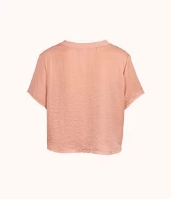 Wearlively The Boxer Lounge Tee: Shell Pink Categories