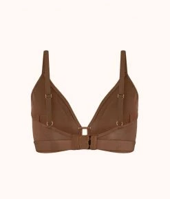 Wearlively The Busty Bralette: Rich Clay