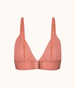 Wearlively The Crochet Lace Bralette: Matte Rose Bras 11 Wearlively The Crochet Lace Bralette: Matte Rose Bras