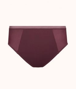 Wearlively The Luxe High Waist Bikini: Plum