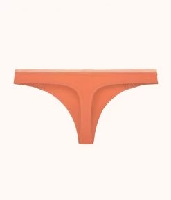 Wearlively The Palm Lace Thong: Terracotta Categories