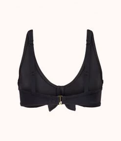 Wearlively The Plunge Bralette: Jet Black