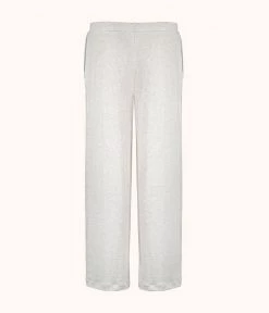 Wearlively The Ribbed Lounge Pant: Heathered Oat Categories
