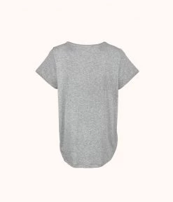 Wearlively Categories The Ribbed Tee: Heather Gray