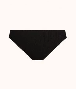 Wearlively Categories The Ruched Bikini: Jet Black