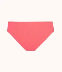 Wearlively The Ruched High Waist Bikini: Electric Pink