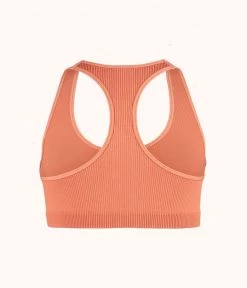 Wearlively The Seamless Racerback Bralette: Terracotta Bras