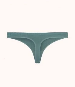 Wearlively Categories The Seamless Thong: Harbor Green