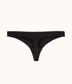 Wearlively Categories The Seamless Thong: Jet Black