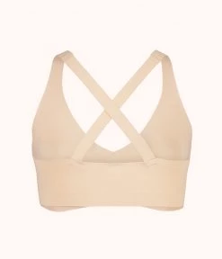 Wearlively Bras The Sleek Crossback Bralette: Toasted Almond 11 Wearlively Bras The Sleek Crossback Bralette: Toasted Almond