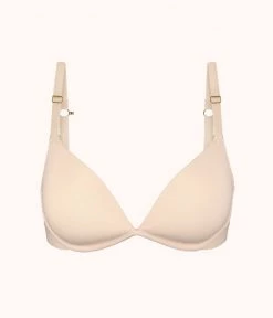Wearlively The Deep V No-Wire Push-Up: Toasted Almond